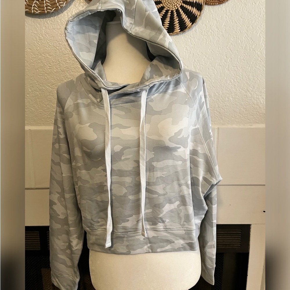 Mono B Gray Camo Hoodie Sweater